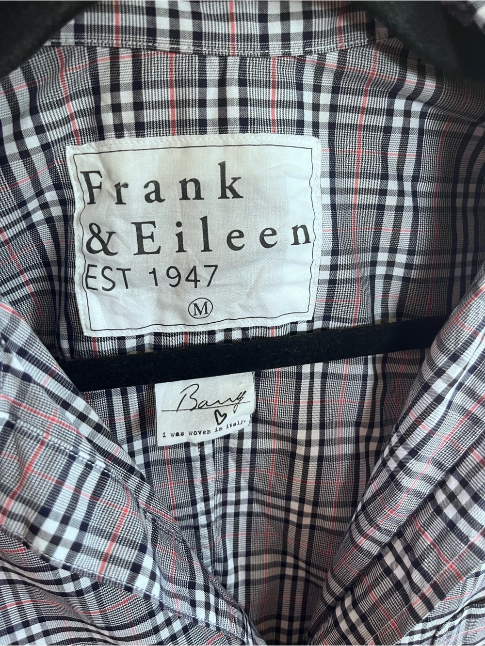 Frank & Eileen “Barry” Purple Plaid 100% Cotton Button-Up Shirt - Picture 2 of 8